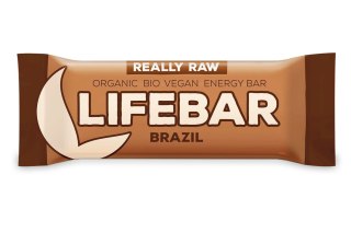 BATON DAKTYLOWO - ORZECHOWY RAW BEZ DODATKU CUKRÓW BEZGLUTENOWY BIO 47 g - LIFEFOOD