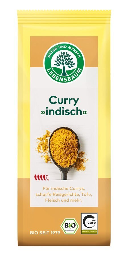 CURRY INDYJSKIE BIO 50 g - LEBENSBAUM