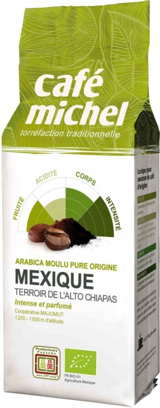 KAWA MIELONA ARABICA 100 % MEKSYK FAIR TRADE BIO 250 g - CAFE MICHEL