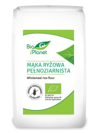 MĄKA RYŻOWA PEŁNOZIARNISTA BEZGLUTENOWA BIO 500 g - BIO PLANET