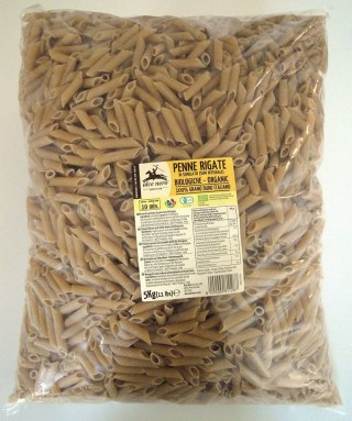 MAKARON (SEMOLINOWY RAZOWY) PENNE BIO 5 kg - HORECA (ALCE NERO)