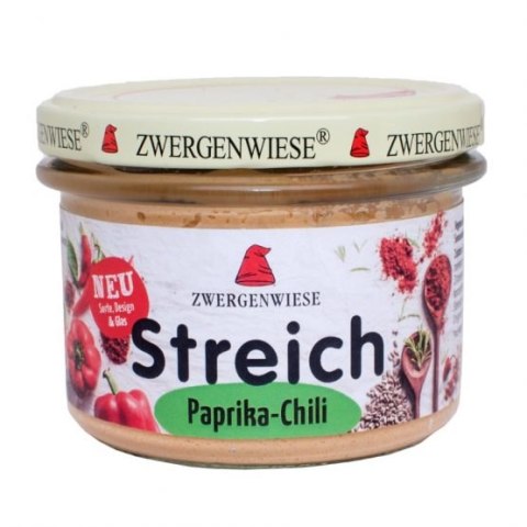 PASTA SŁONECZNIKOWA Z PAPRYKĄ BEZGLUTENOWA BIO 180 g - ZWERGENWIESE