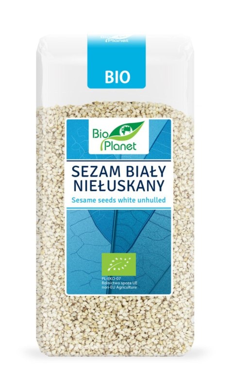 SEZAM BIAŁY NIEŁUSKANY BIO 250 g - BIO PLANET