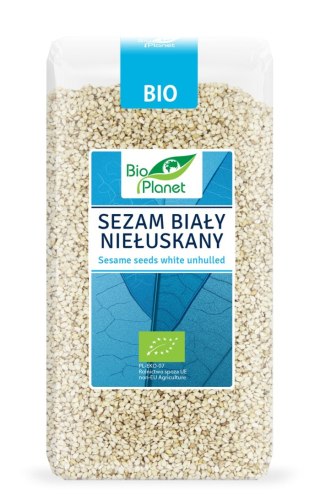 SEZAM BIAŁY NIEŁUSKANY BIO 500 g - BIO PLANET