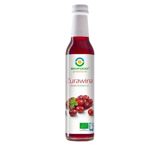 SYROP ŻURAWINOWY BIO 250 ml - BIO FOOD