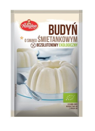 BUDYŃ O SMAKU ŚMIETANKOWYM BEZGLUTENOWY BIO 40 g - AMYLON