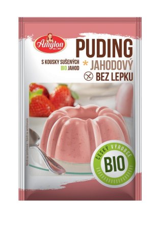 BUDYŃ TRUSKAWKOWY BEZGLUTENOWY BIO 40 g - AMYLON