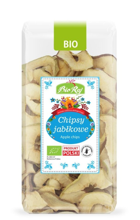 CHIPSY JABŁKOWE BEZGLUTENOWE BIO 50 g - BIO RAJ