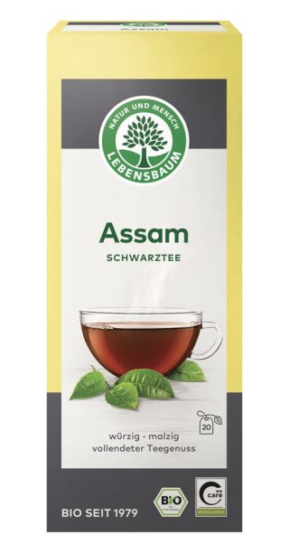 HERBATA CZARNA ASSAM EKSPRESOWA BIO (20 x 2 g) 40 g - LEBENSBAUM