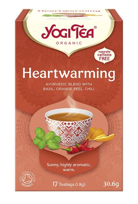 HERBATKA RADOŚĆ ŻYCIA (HEARTWARMING) BIO (17 x 1,8 g) 30,6 g - YOGI TEA