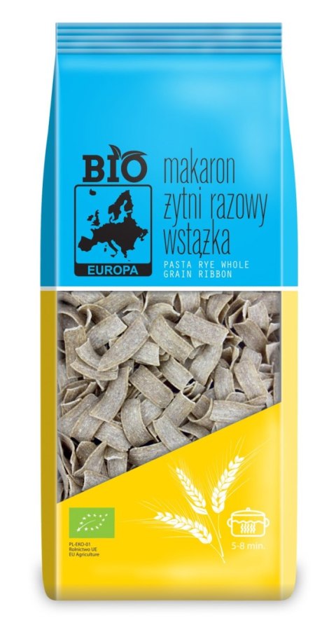 MAKARON (ŻYTNI RAZOWY) WSTĄŻKA BIO 400 g - BIO PLANET