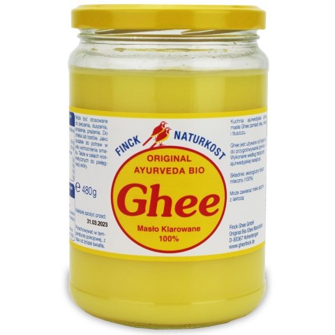 MASŁO KLAROWANE GHEE BIO 480 g - FINCK AYURVEDA