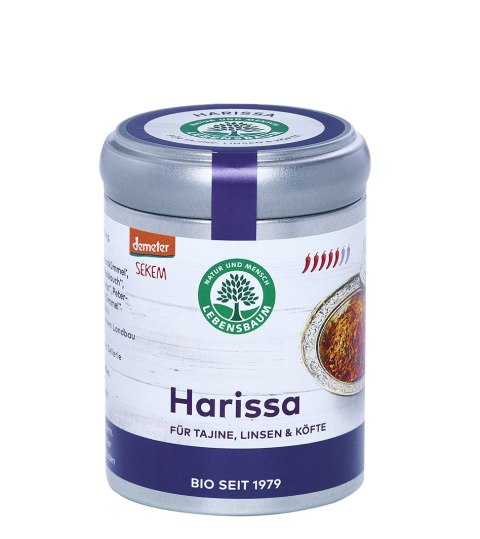 MIESZANKA PRZYPRAW HARISSA DEMETER BIO 70 g - LEBENSBAUM