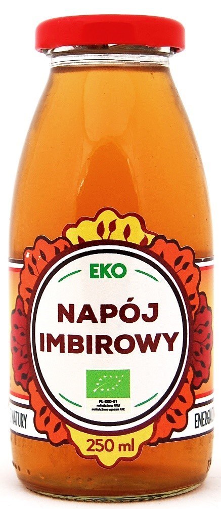 NAPÓJ IMBIROWY BIO 250 ml - DARY NATURY