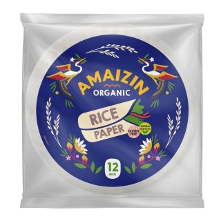 PAPIER RYŻOWY BEZGLUTENOWY BIO 110 g - AMAIZIN