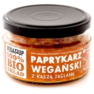 PAPRYKARZ WEGAŃSKI Z KASZĄ JAGLANĄ BIO 190 g - VEGA UP