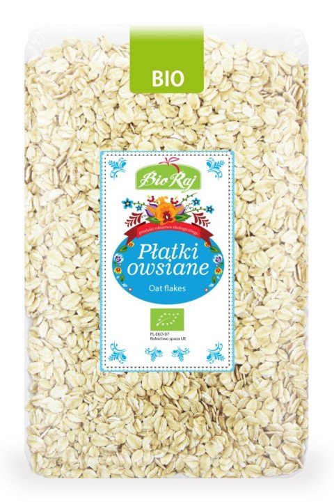 PŁATKI OWSIANE BIO 1 kg - BIO RAJ