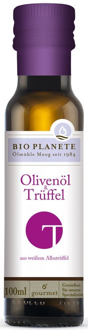 PRZYPRAWA NA BAZIE OLIWY Z OLIWEK Z EKSTRAKTEM Z TRUFLI BIO 100 ml - BIO PLANETE