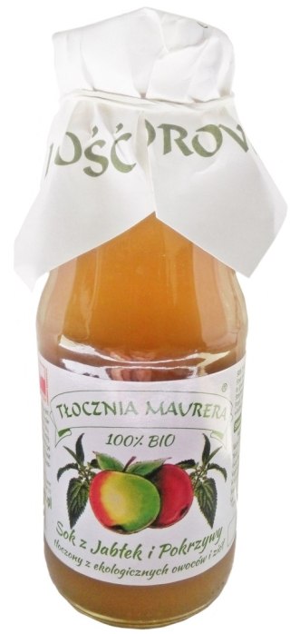 SOK JABŁKOWY Z POKRZYWĄ NFC BIO 300 ml - TŁOCZNIA MAURERA