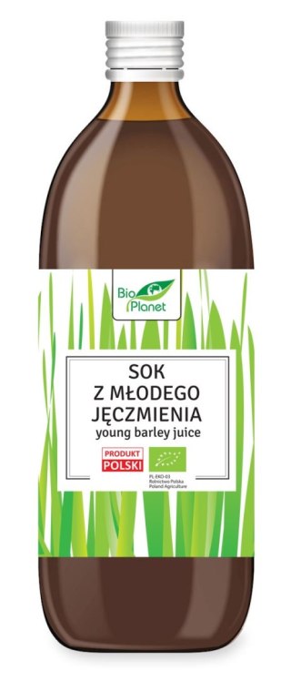 SOK Z MŁODEGO JĘCZMIENIA BIO 500 ml - BIO PLANET