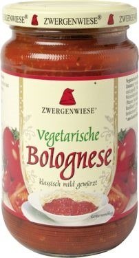 SOS BOLOGNESE WEGAŃSKI BEZGLUTENOWY BIO 340 ml - ZWERGENWIESE