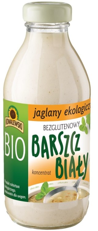 BARSZCZ BIAŁY JAGLANY BEZGLUTENOWY KONCENTRAT BIO 320 ml - KOWALEWSKI