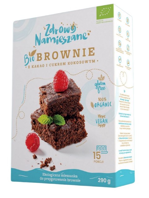 MIESZANKA NA BROWNIE BEZGLUTENOWA BIO 290 g - ZDROWO NAMIESZANE