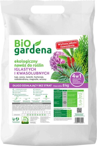 NAWÓZ DO ROŚLIN IGLASTYCH ECO 8 kg - BIO GARDENA