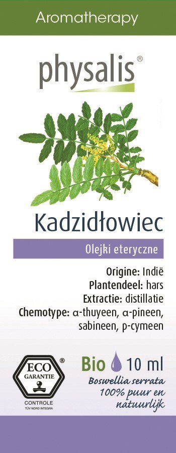 OLEJEK ETERYCZNY KADZIDŁOWIEC ECO 10 ml - PHYSALIS