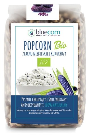 POPCORN (ZIARNO KUKURYDZY NIEBIESKIEJ) BEZGLUTENOWE BIO 350 g - BLUECORN