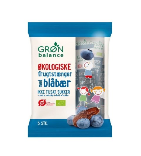 PRZEKĄSKI DLA DZIECI JAGODOWE BIO (5 x 20 g) 100 g - GRON BALANCE