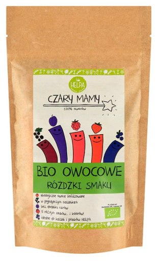 RÓŻDŻKI SMAKU OWOCOWE (LIOFILIZOWANE OWOCE) BIO (10 x 2 g) 20 g - HELPA