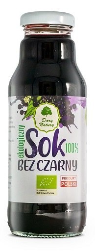 SOK Z CZARNEGO BZU BIO 270 ml - DARY NATURY