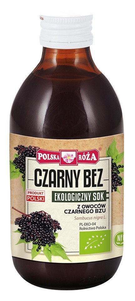 SOK Z CZARNEGO BZU NFC BIO 250 ml - POLSKA RÓŻA