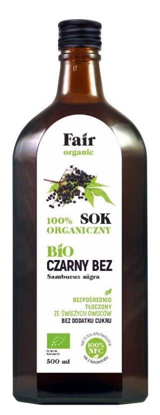 SOK Z CZARNEGO BZU NFC BIO 500 ml - FAIR ORGANIC