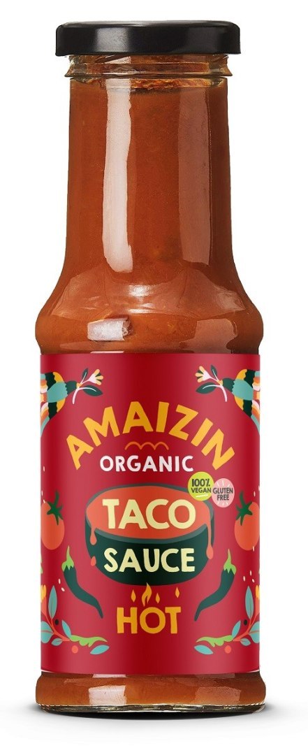 SOS DO TACO PIKANTNY BEZGLUTENOWY BIO 220 g - AMAIZIN