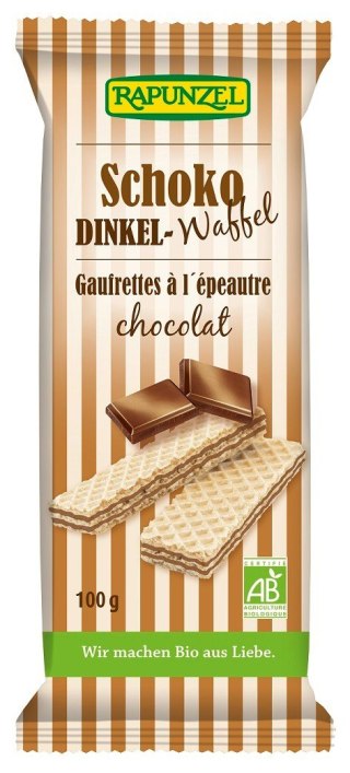 WAFELKI ORKISZOWE Z KREMEM KAKAOWYM BIO 100 g - RAPUNZEL