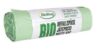 WORKI NA ODPADY BIO I ZMIESZANE 35 L 20 szt. (KOMPOSTOWALNE I BIODEGRADOWALNE) - BIOBAG