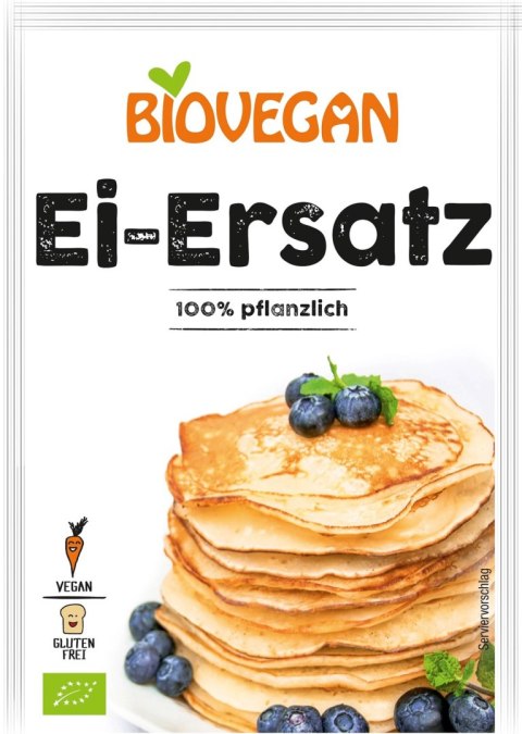 ZAMIENNIK JAJ W PROSZKU WEGAŃSKI BEZGLUTENOWY BIO 20 g - BIOVEGAN