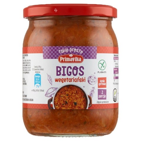 BIGOS WEGAŃSKI BEZGLUTENOWY 480 g - PRIMAVIKA