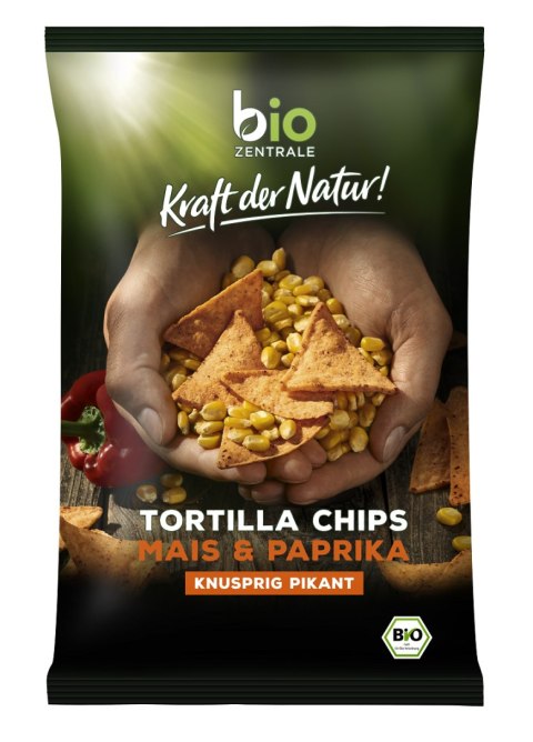 CHIPSY TORTILLA PAPRYKOWE BEZGLUTENOWE BIO 125 g - BIO ZENTRALE