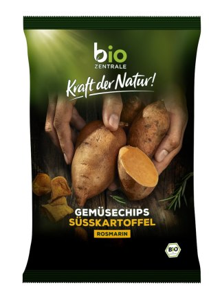 CHIPSY Z BATATÓW Z ROZMARYNEM BEZGLUTENOWE BIO 75 g - BIO ZENTRALE