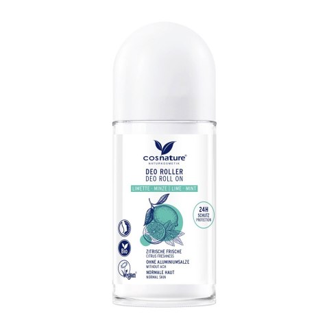 DEZODORANT ROLL-ON LIMONKA I MIĘTA ECO 50 ml - COSNATURE