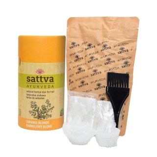 HENNA KARMELOWY BLOND ECO 150 g - SATTVA (AYURVEDA)