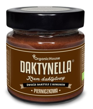 KREM KOKOSOWO - DAKTYLOWY PIERNICZKOWY BEZGLUTENOWY BIO 190 g - ORGANICHOUSE (DAKTYNELLA)