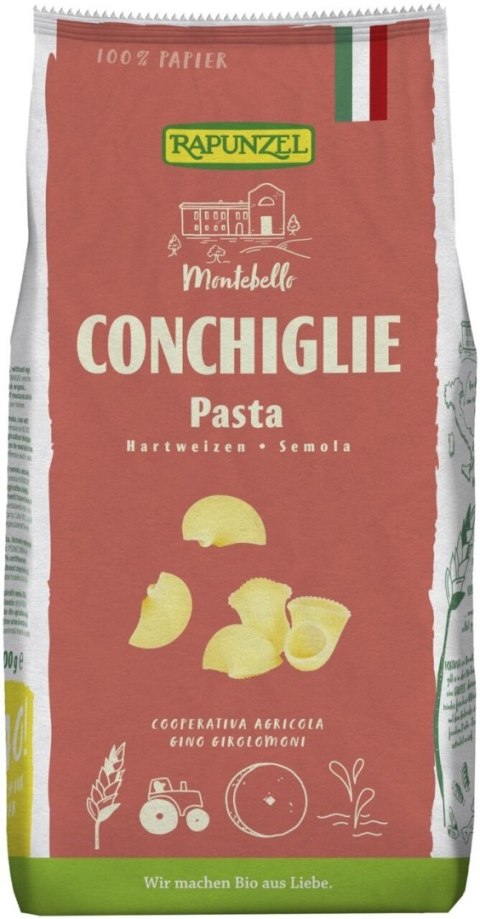 MAKARON (SEMOLINOWY) MUSZLE CONCHIGLIE BIO 500 g - RAPUNZEL