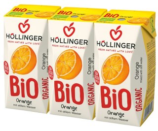 NEKTAR POMARAŃCZOWY BEZ DODATKU CUKRÓW BIO 200 ml - HOLLINGER