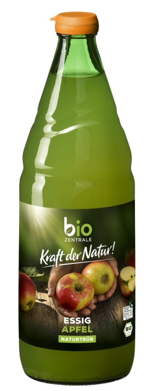 OCET JABŁKOWY 5 % NIEFILTROWANY BEZGLUTENOWY BIO 750 ml - BIO ZENTRALE