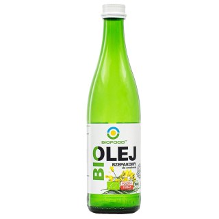 OLEJ RZEPAKOWY DO SMAŻENIA BEZGLUTENOWY BIO 500 ml - BIO FOOD