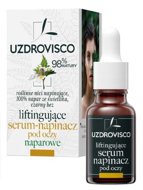 SERUM - NAPINACZ POD OCZY LIFTINGUJĄCE NAPAROWE 15 ml - UZDROVISCO (ŚWIETLIK)